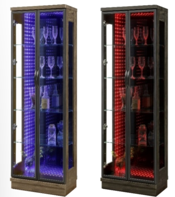 クールに光る8色のledライトが幻想的なコレクションボード 種田家具 雑貨 Zakkashop 山口県 山口市 下松市