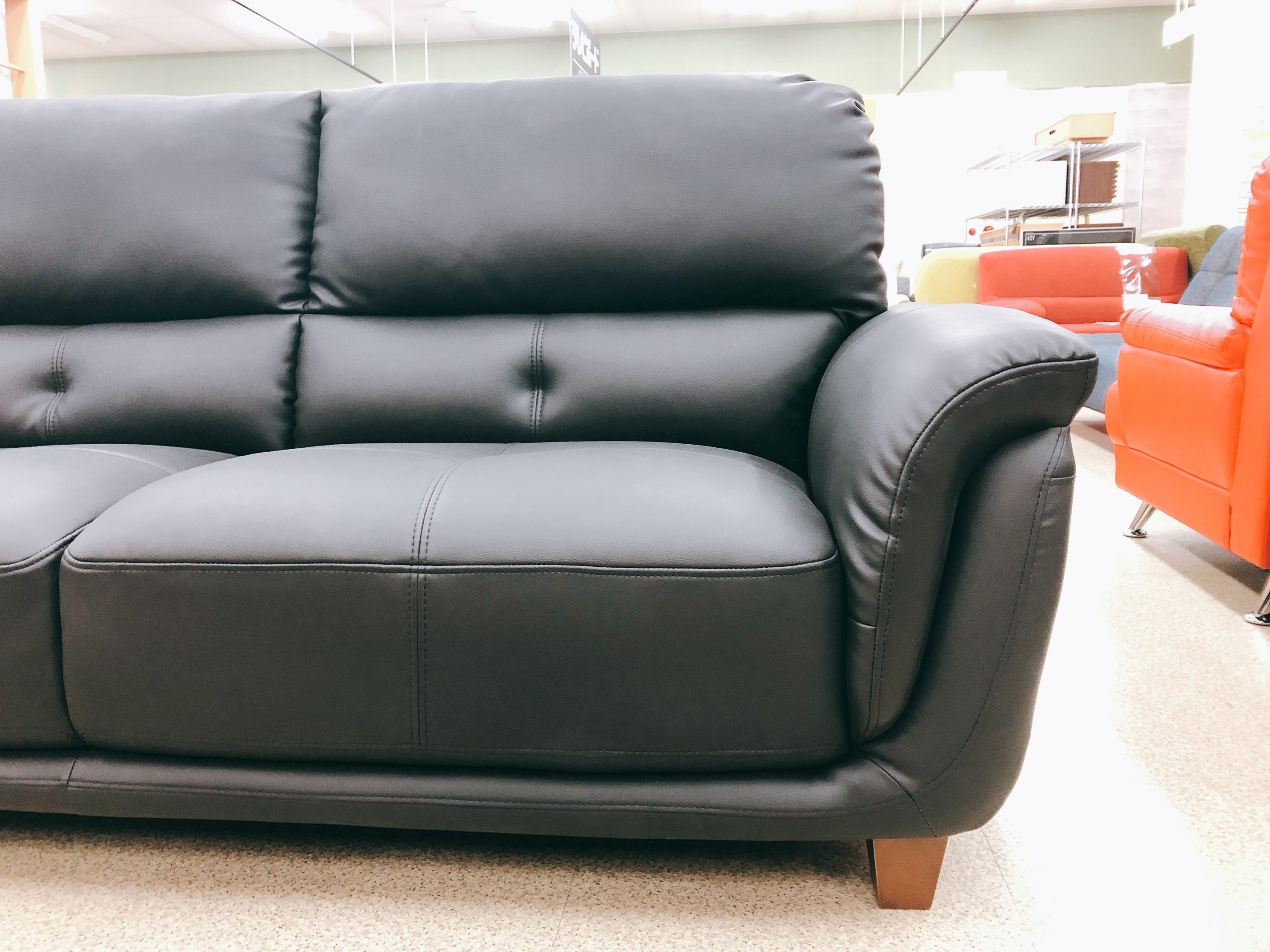 厚pu人工レザーを使用 キズに強いポケットコイル3人掛けソファー 種田家具 雑貨 Zakkashop 山口県 山口市 下松市 タネダのギフト