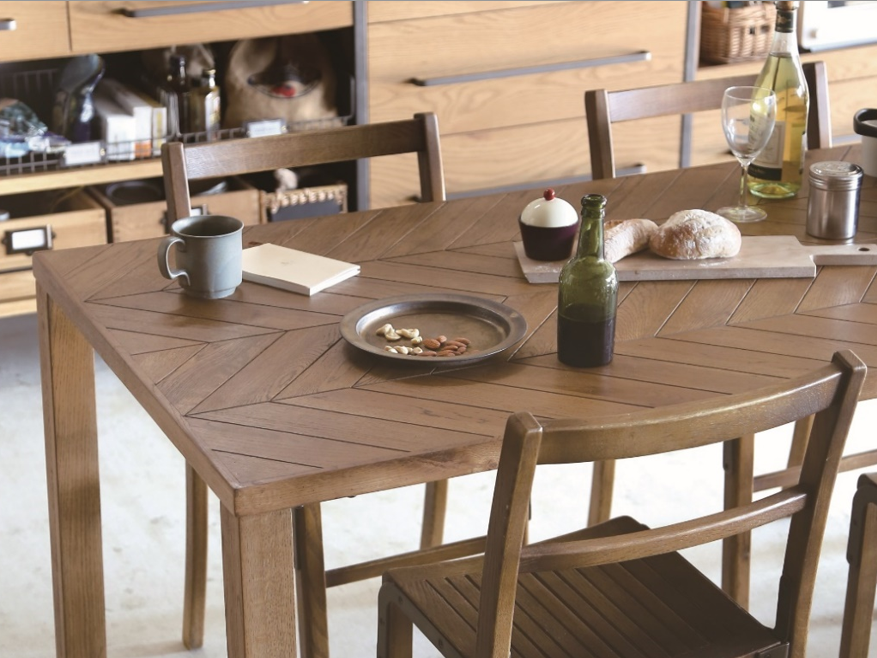 天板4柄 脚4種類 選べるダイニングテーブル Crashブランド Knot Antiques 種田家具