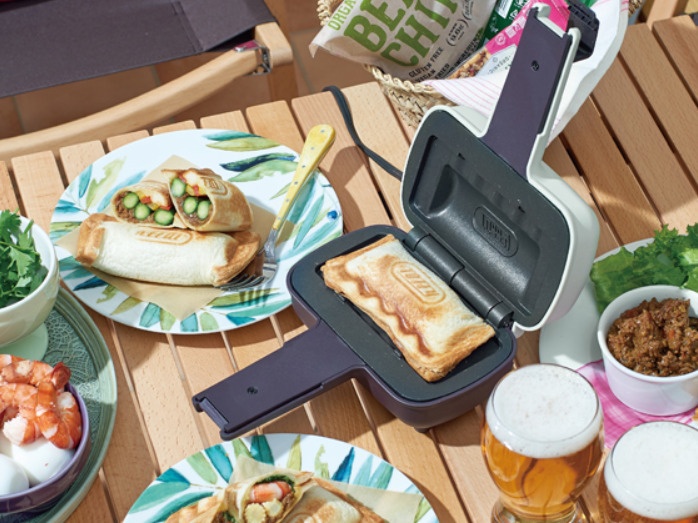 ラッピング無料 Toffy ハーフホットサンドメーカー プチギフト ラドンナ おしゃれ プレゼント 母の日 サンドイッチ 一人用 一人暮らし