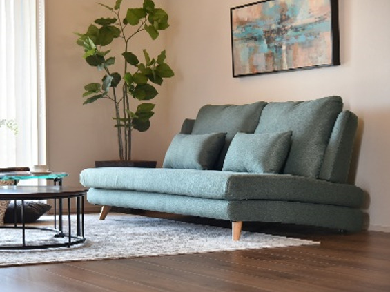 広い座面で寛げるかわいい２人用ソファー | 種田家具 雑貨 ZakkaShop&