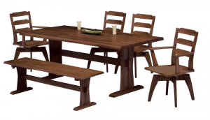 選べるゆったりテーブルサイズ・固定椅子・回転イス・ベンチの画像2
