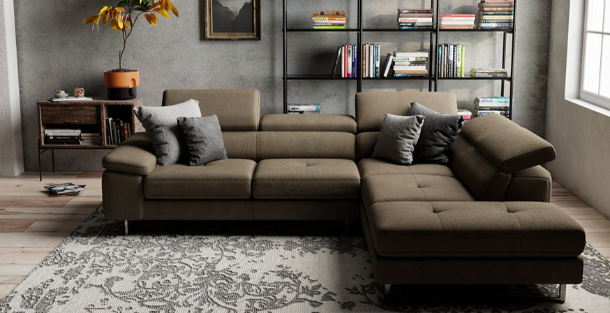 足がのばせるシェーズロングソファー ビッグスツール付き！ | 種田家具  